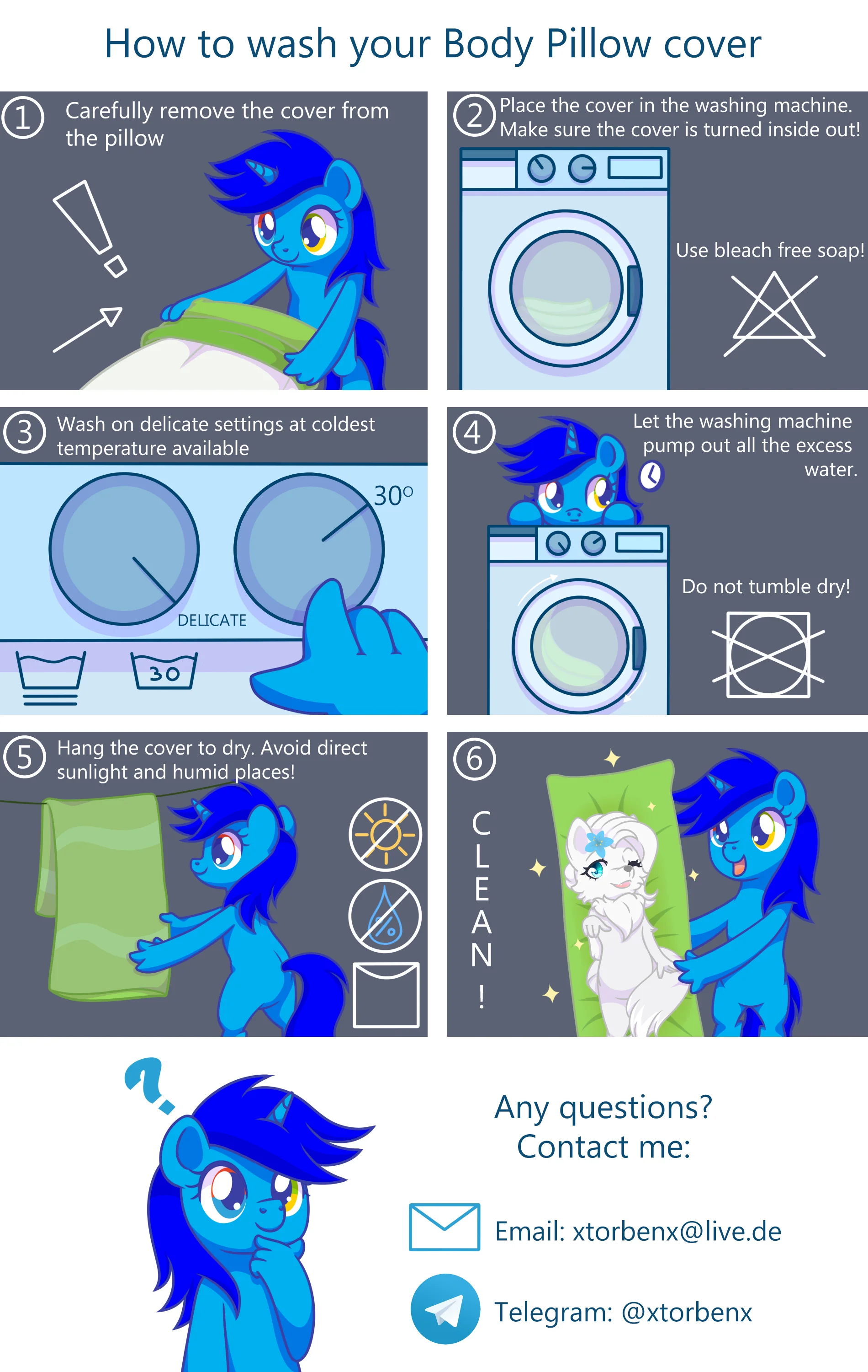 Bunny by Soapaint - Dakimakura - Image 3